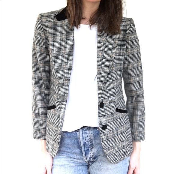 Vintage wool Pendleton plaid blazer - Picture 1 of 8